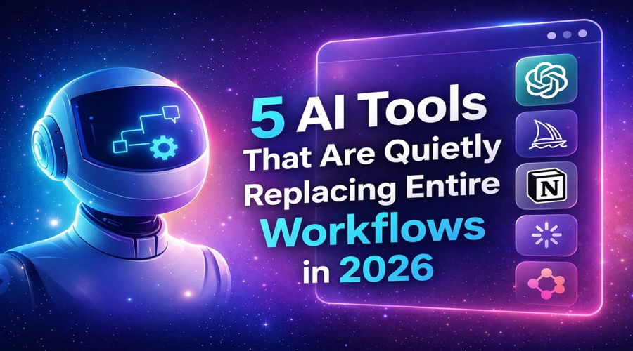 5 AI Tools That Are Quietly Replacing Entire Workflows in 2026