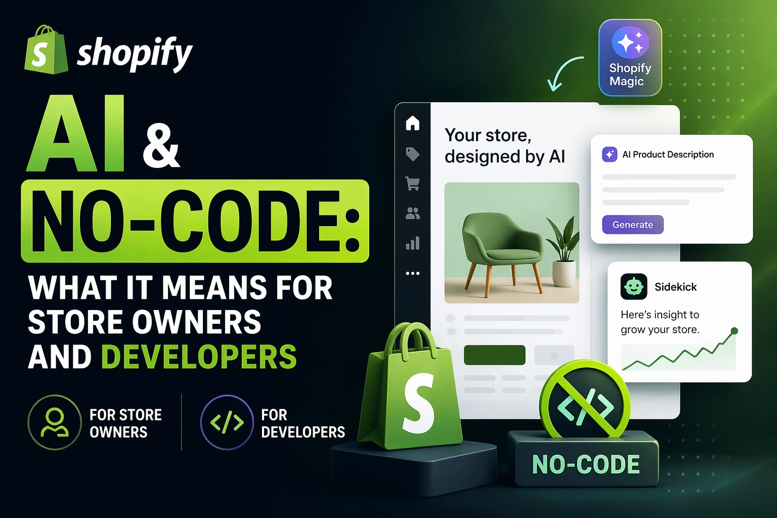 Shopify AI and No-Code: What It Means for Store Owners and Developers