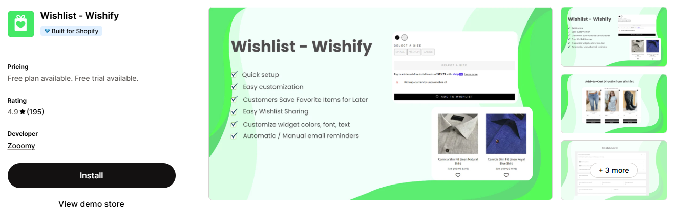 Wishlist - Wishify
