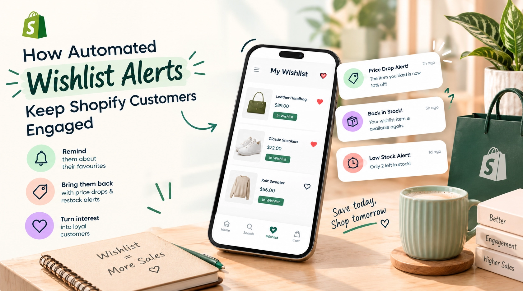 How Automated Wishlist Alerts Keep Shopify Customers Engaged