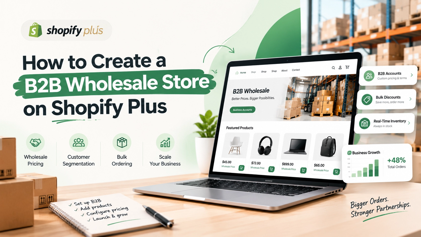 How to Create a B2B Wholesale Store on Shopify Plus